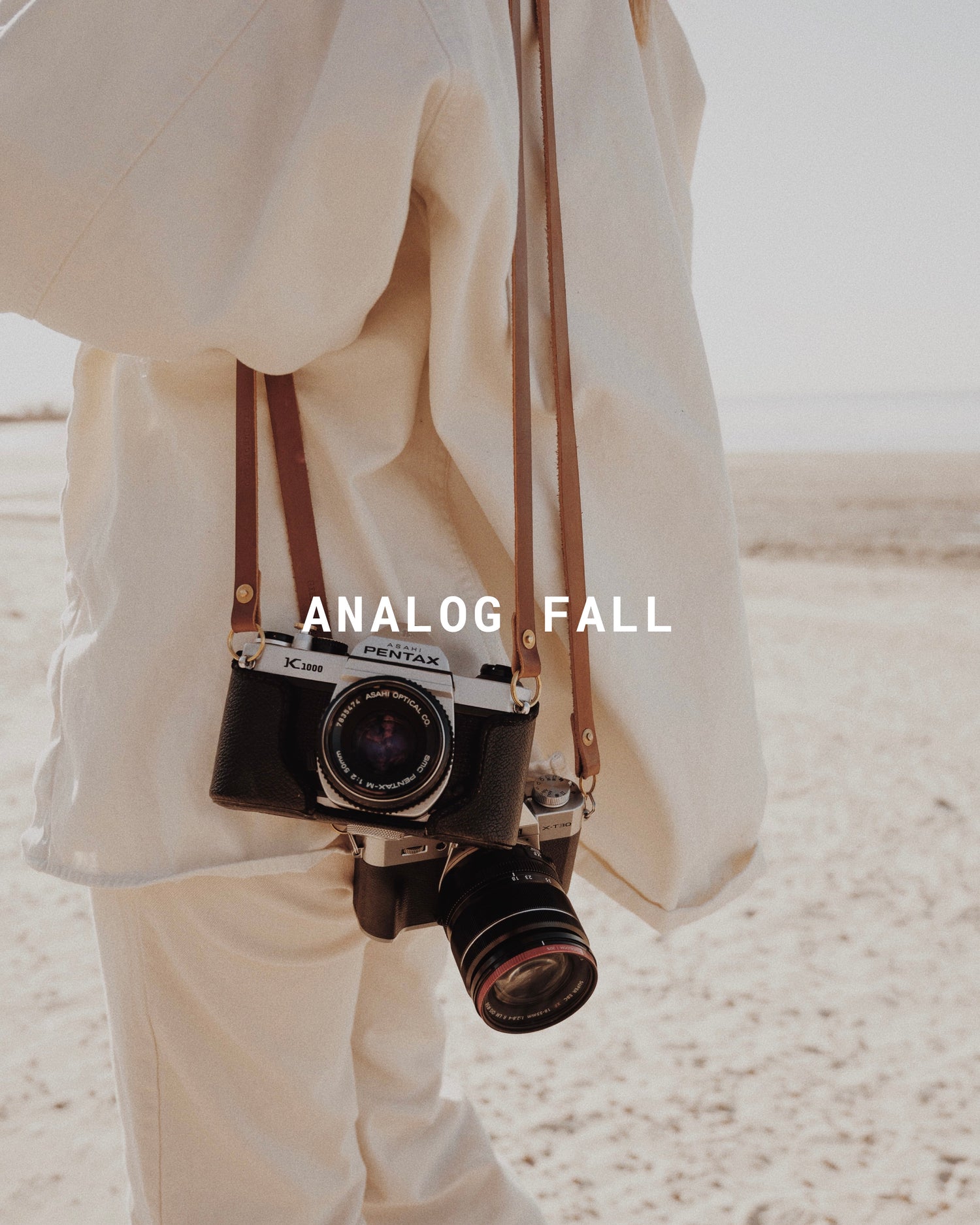 Analog Fall Leather Camera Straps and Accessories